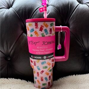 Betsey Johnson Pink and Multicolor Kids Tumbler